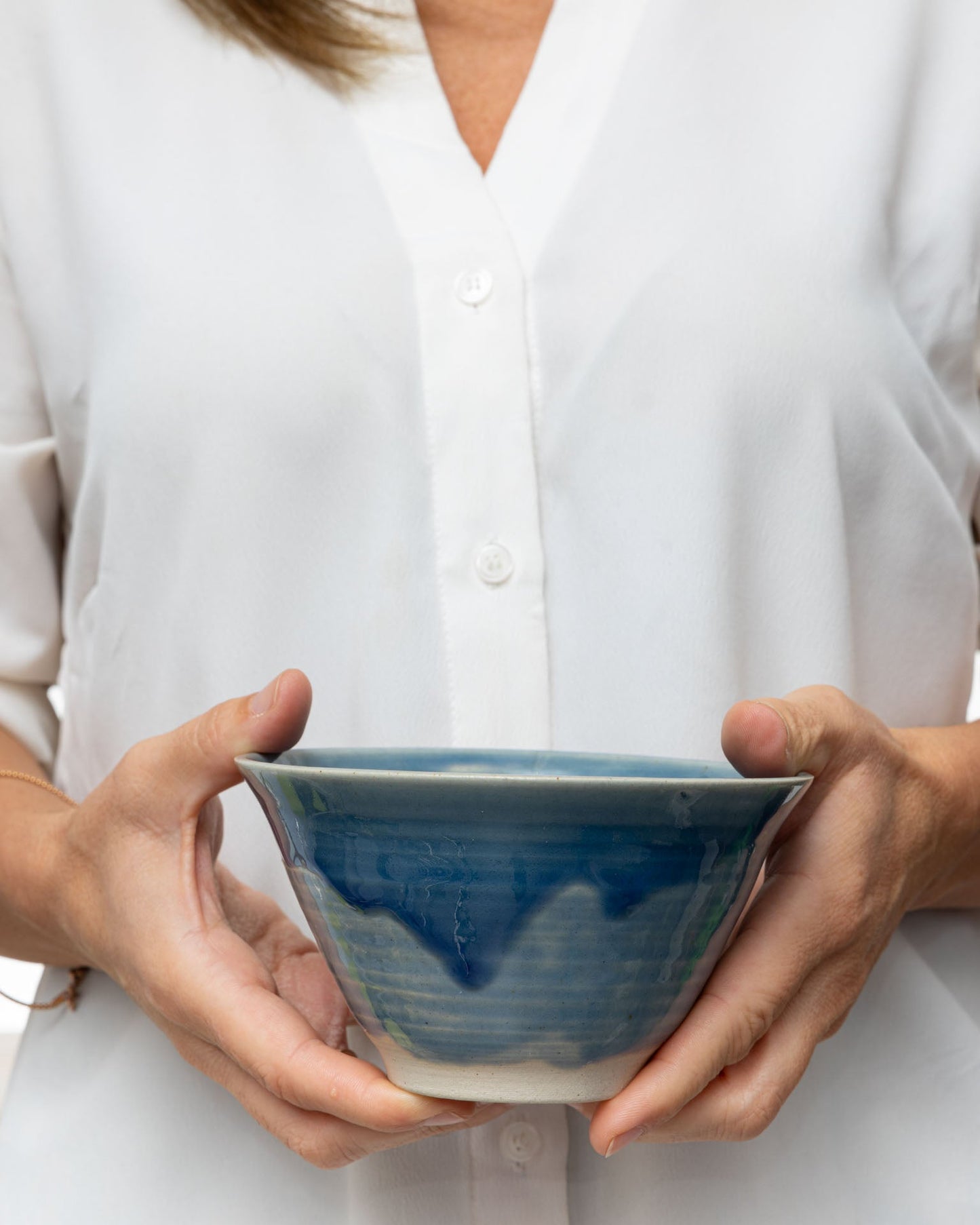 Ciotola Giapponese Artigianale – Blu Intenso Gres - AUTHENTICO CERAMICS