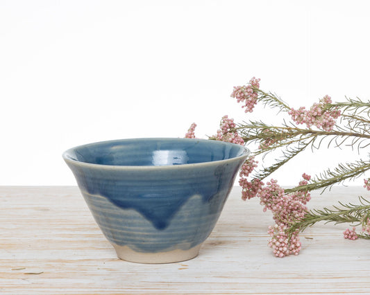 Ciotola Giapponese Artigianale – Blu Intenso Gres - AUTHENTICO CERAMICS
