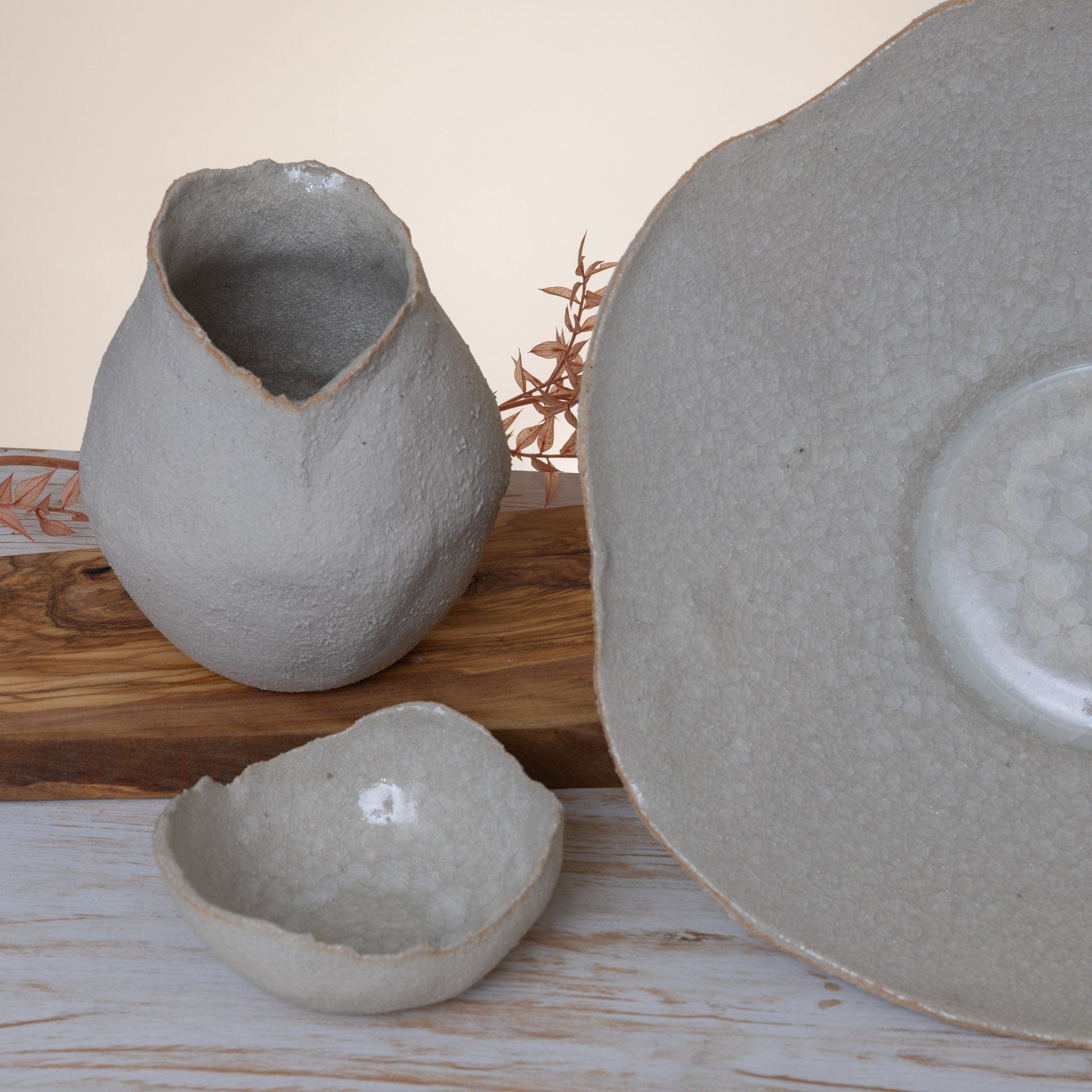 Ciotolina in Gres Artigianale – Beige Texturizzato - AUTHENTICO CERAMICS