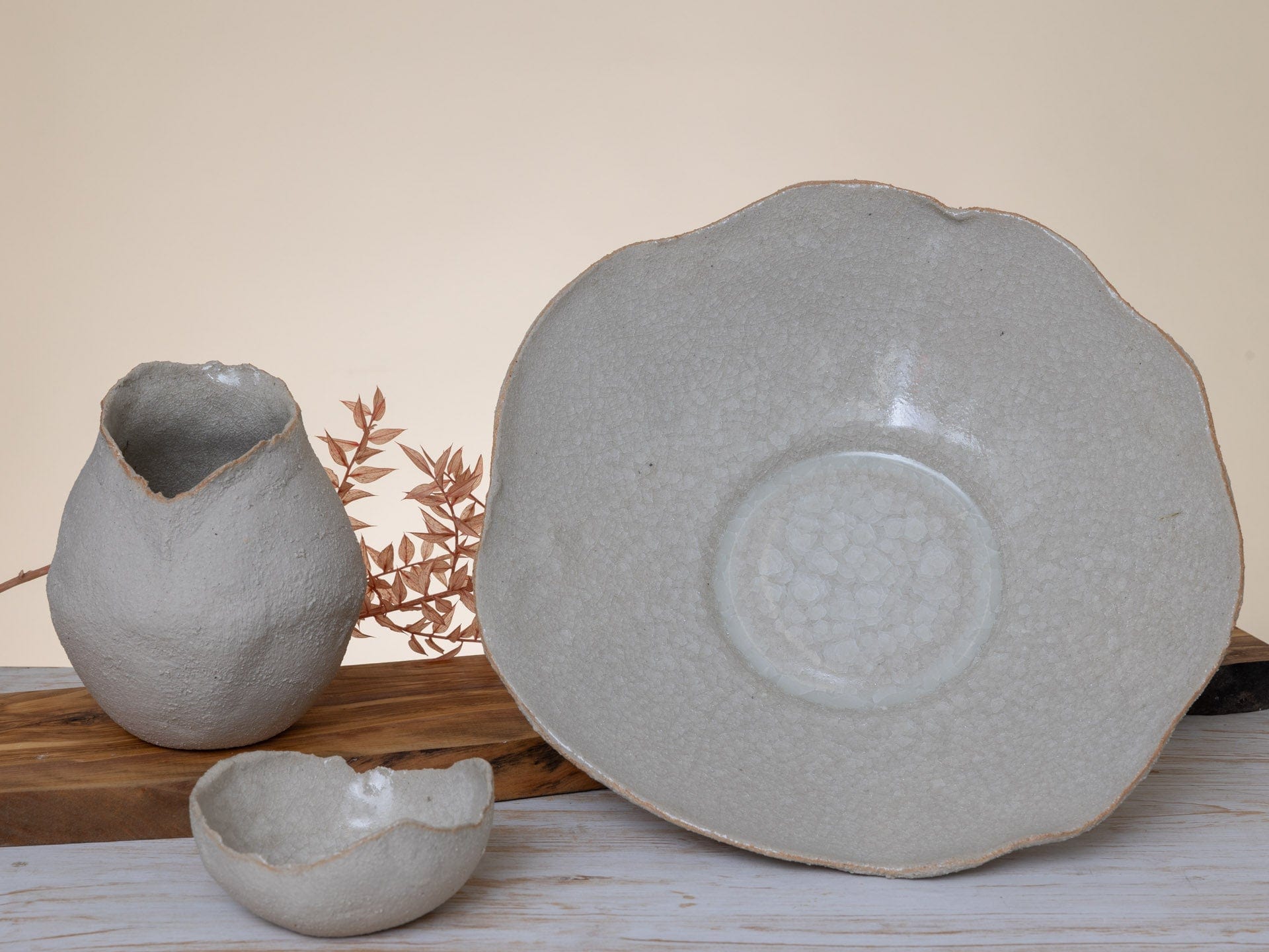 Ciotolina in Gres Artigianale – Beige Texturizzato - AUTHENTICO CERAMICS