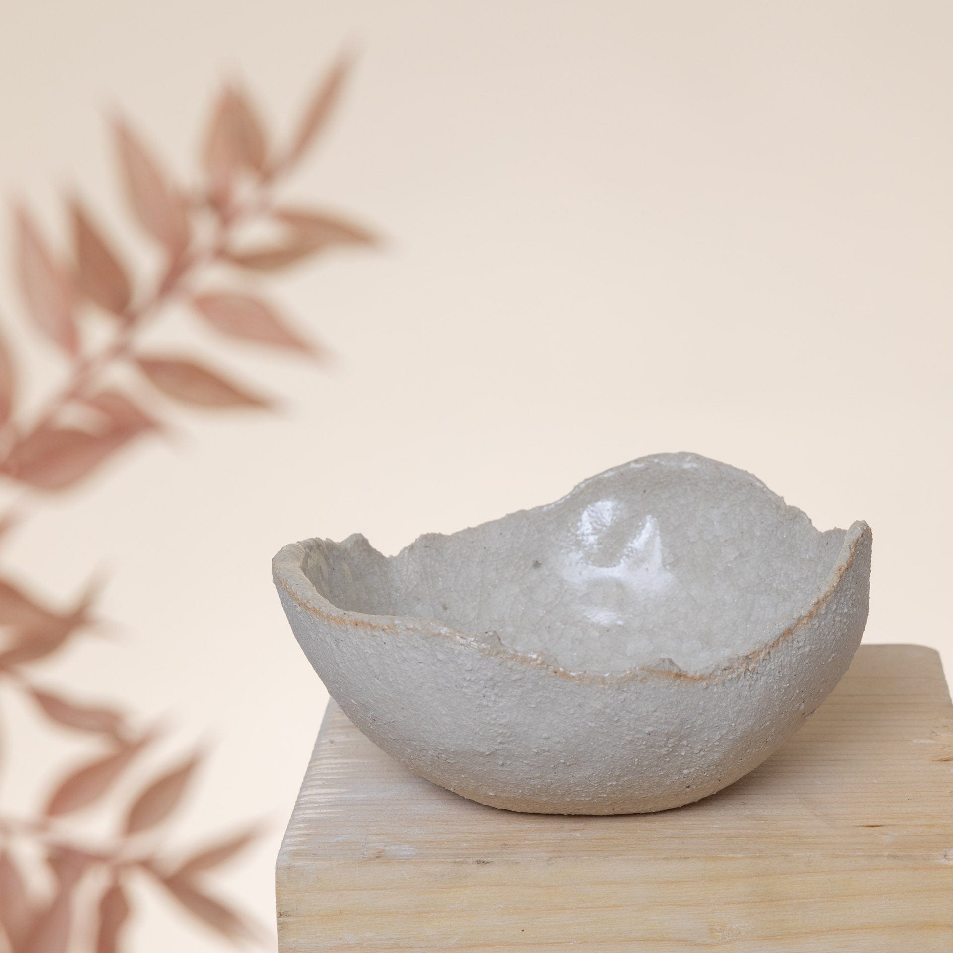Ciotolina in Gres Artigianale – Beige Texturizzato - AUTHENTICO CERAMICS