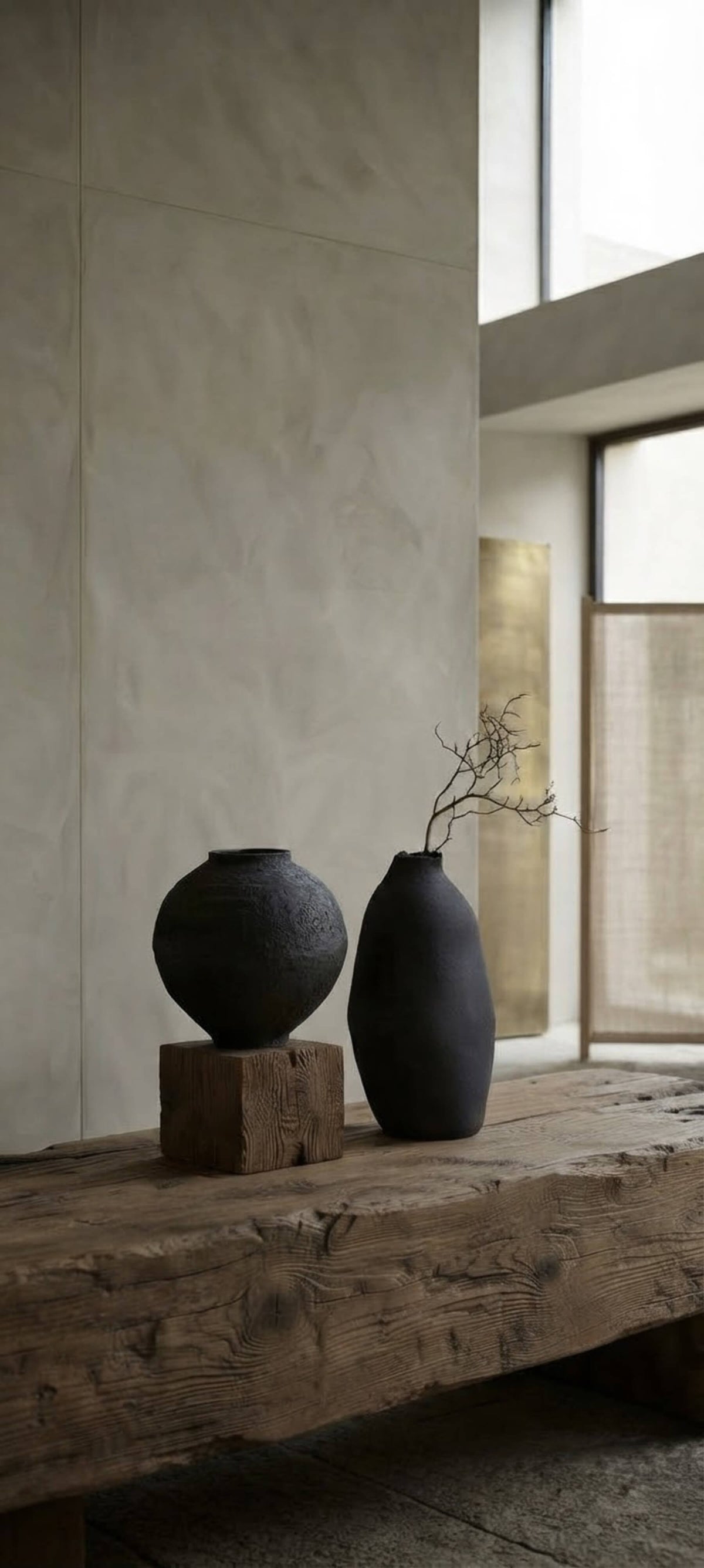 One-of-a-kind sculptural ceramic art vessels created for high-end interior design collaborations and exclusive architectural gallery spaces.