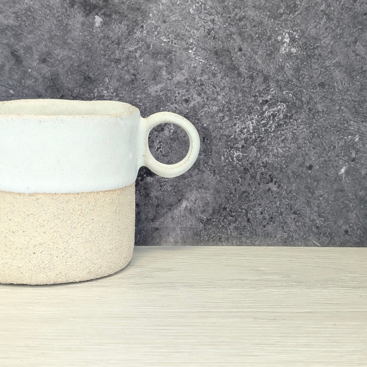 Tazza Beige in Ceramica Artigianale – Handmade - AUTHENTICO CERAMICS
