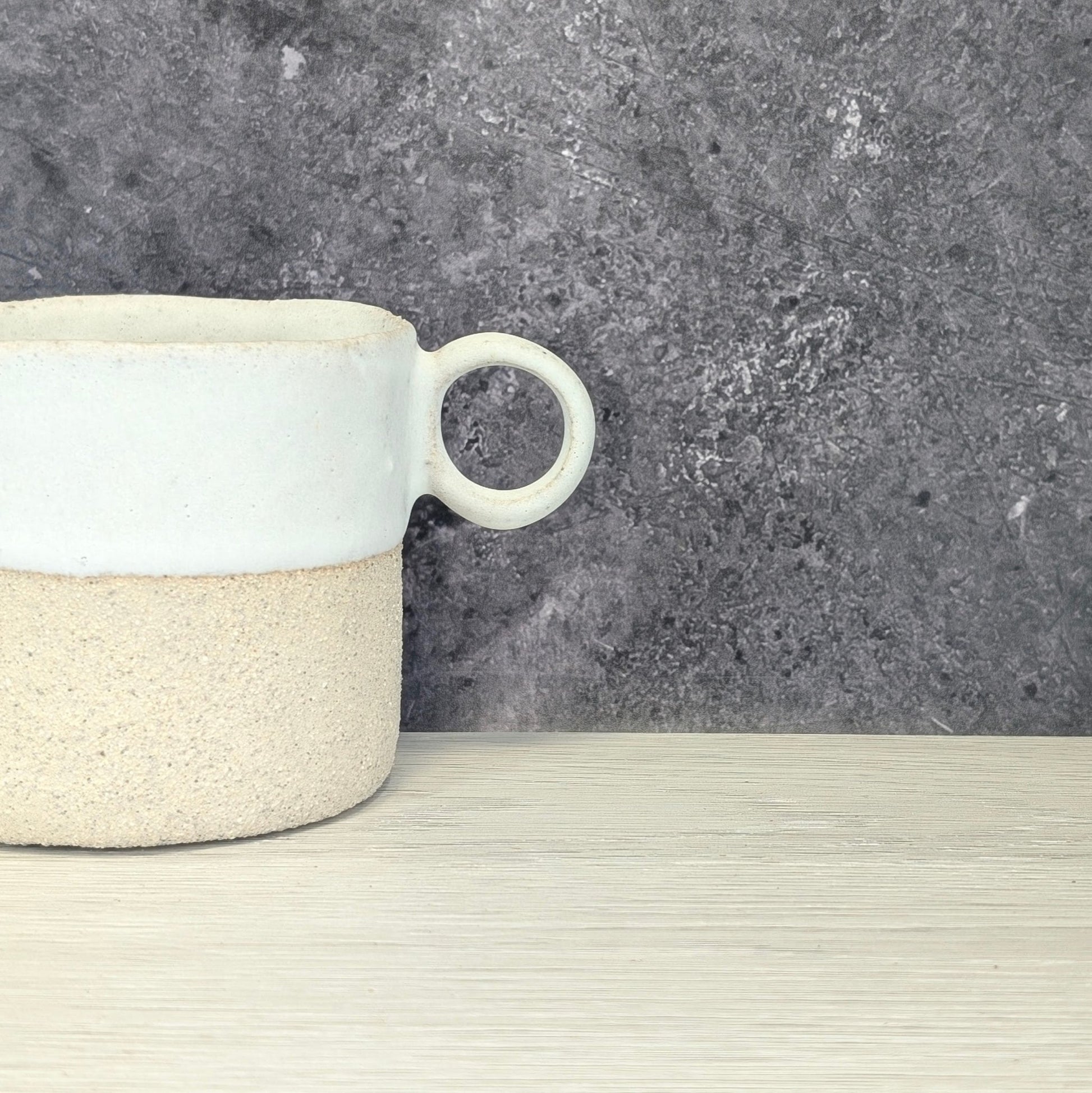 Tazza Beige in Ceramica Artigianale – Handmade - AUTHENTICO CERAMICS